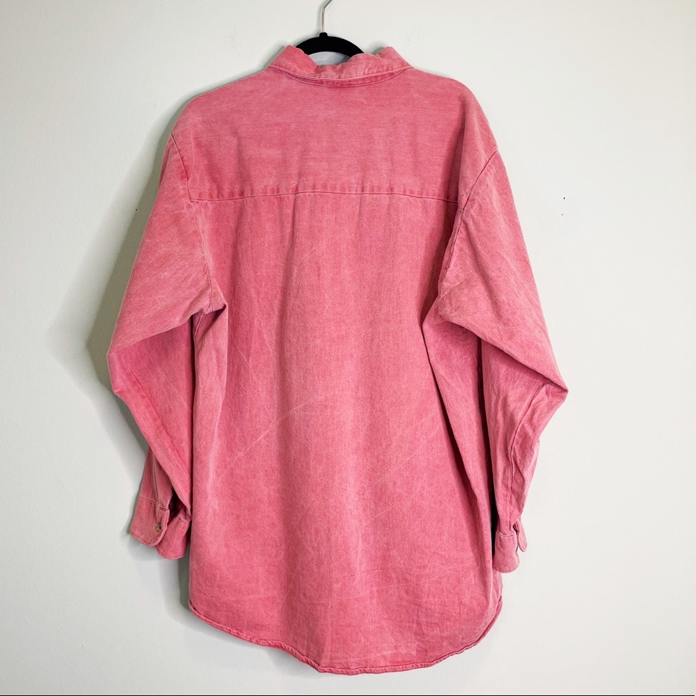THREE RIVERS pink button down - Picture 3 of 6